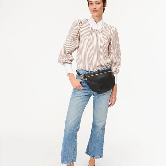 CLARE V Grande Fanny • Black Perf ♥️ - Picture 6 of 7